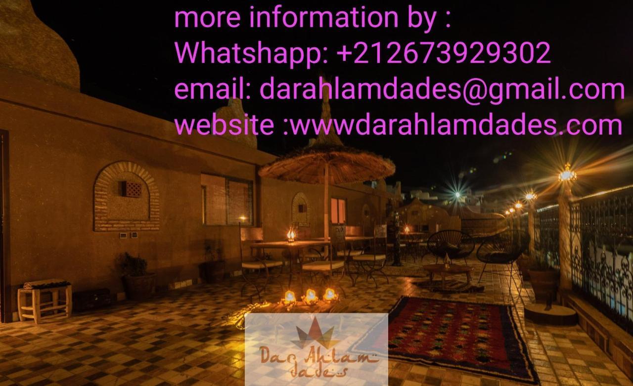 Dar Ahlam Dades Hotel Ait Ouaddar Exteriér fotografie